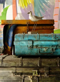alter Metallkoffer M