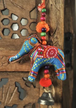 Anhänger Elefant blau