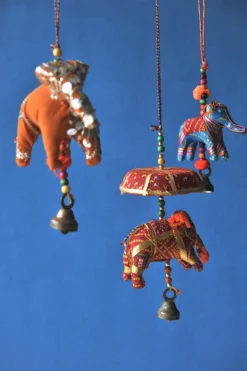 Anhänger Elefant blau