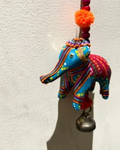 Anhänger Elefant blau