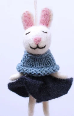 Anhänger 'Hase' aus Filz