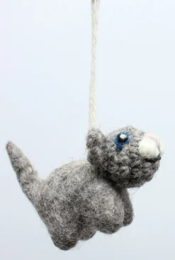 Anhänger 'Katze' aus Filz