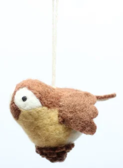 Anhänger 'Vogel' aus Filz