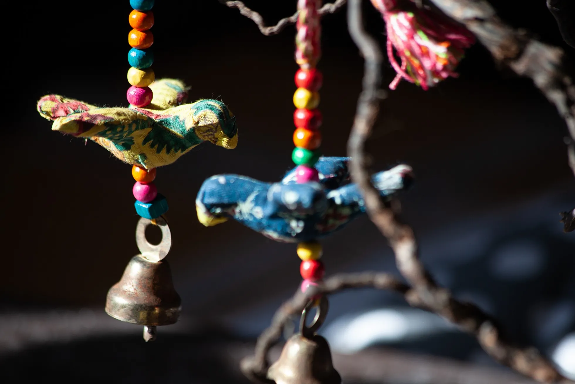 Anhänger 'Vogel' mit Glocke