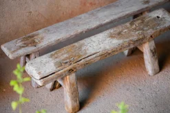 Antike Holzbank