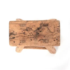 Antiker Holzschemel