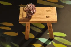 Antiker Holzschemel