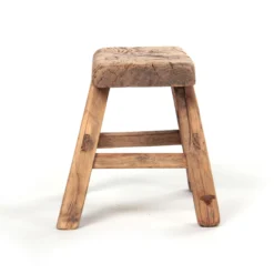 Antiker Holzschemel