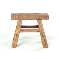 Antiker Holzschemel