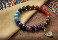 Armband 'Quarz und Achat'