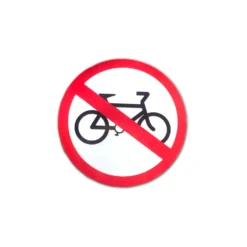 Aufkleber 'No Bicycles'