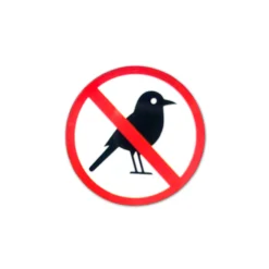 Aufkleber 'No Bird Hunting'