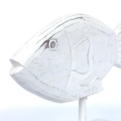 Aufsteller 'Fisch' weiß