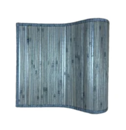 Bambusteppich blau