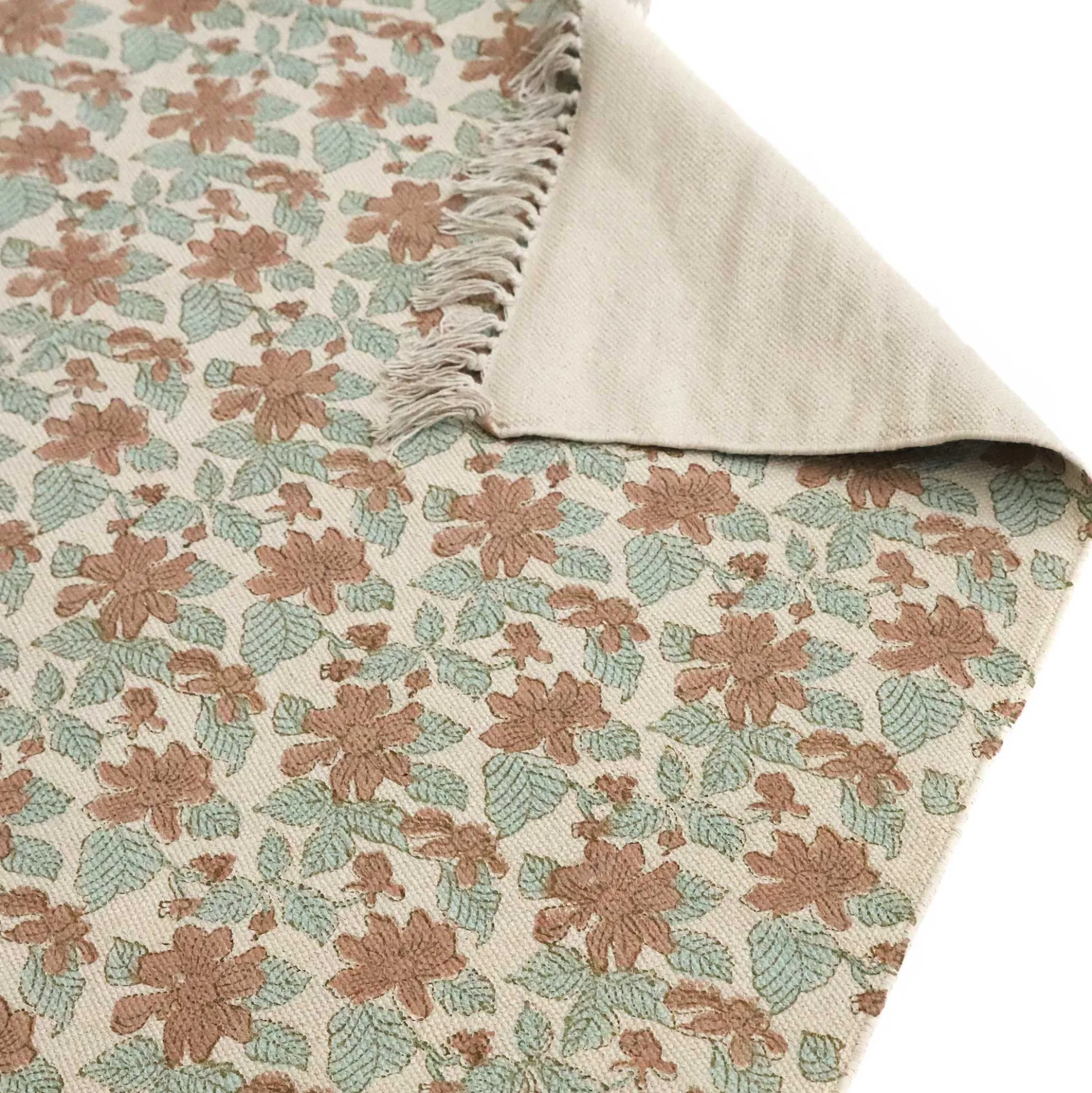 Blockprint-Teppich 'Kavya'