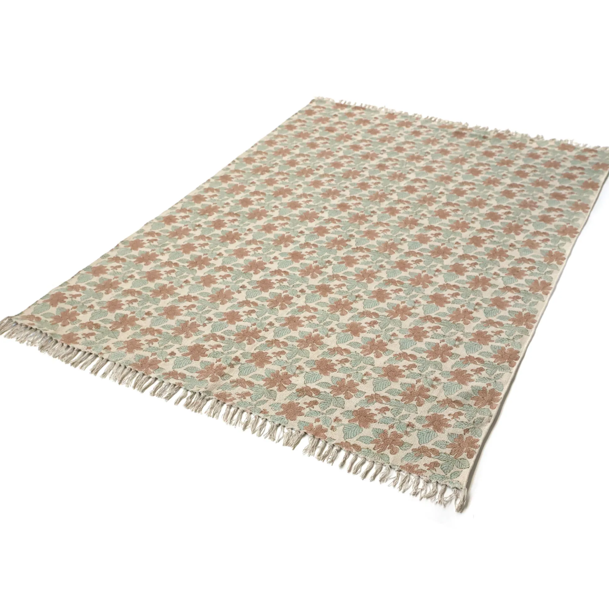 Blockprint-Teppich 'Kavya'