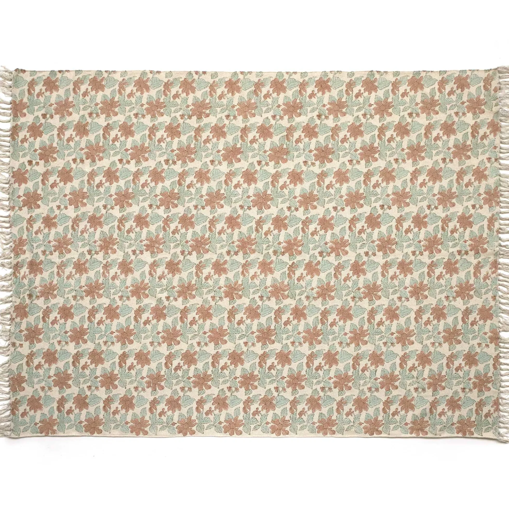 Blockprint-Teppich 'Kavya'