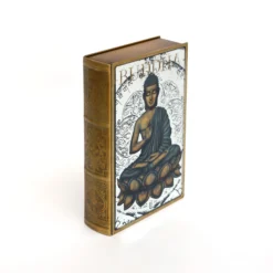 Buchattrappe 'Buddha' mit Spiegelglas-Cover