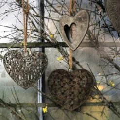 Dekoherz 'Coeur' aus Metall