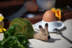 Eierwärmer 'Schnecke' aus Filz
