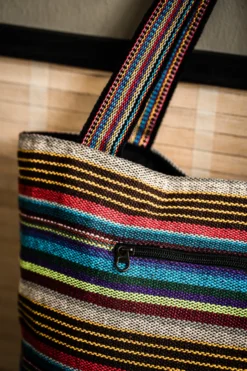 Einkaufstasche aus Baumwolljacquard