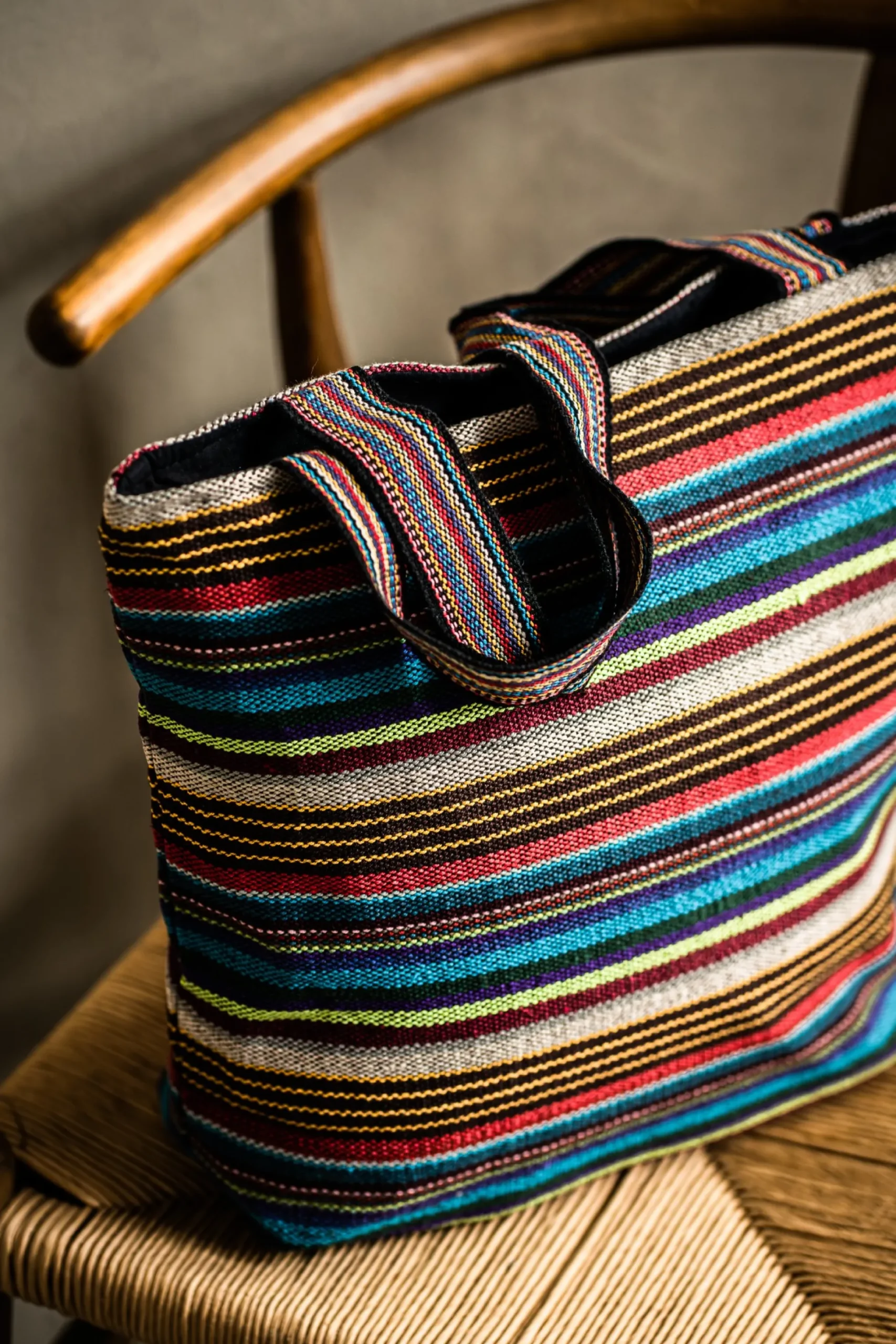 Einkaufstasche aus Baumwolljacquard