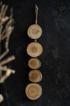 5-er Holzscheibenkette