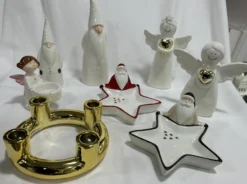 4er Kerzenständer gold