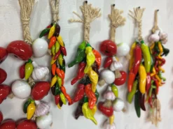 12er Knoblauch-Zopf Keramik