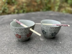 2er-Set Schalen mit Essstäbchen