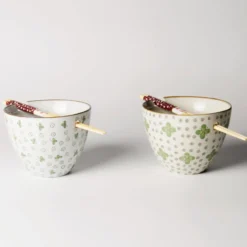 2er-Set Schalen mit Essstäbchen