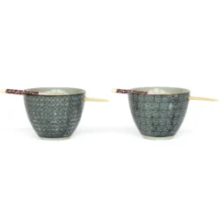 2er-Set Schalen mit Essstäbchen