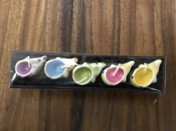 5er-Set Teelichter 'bunte Elefanten'