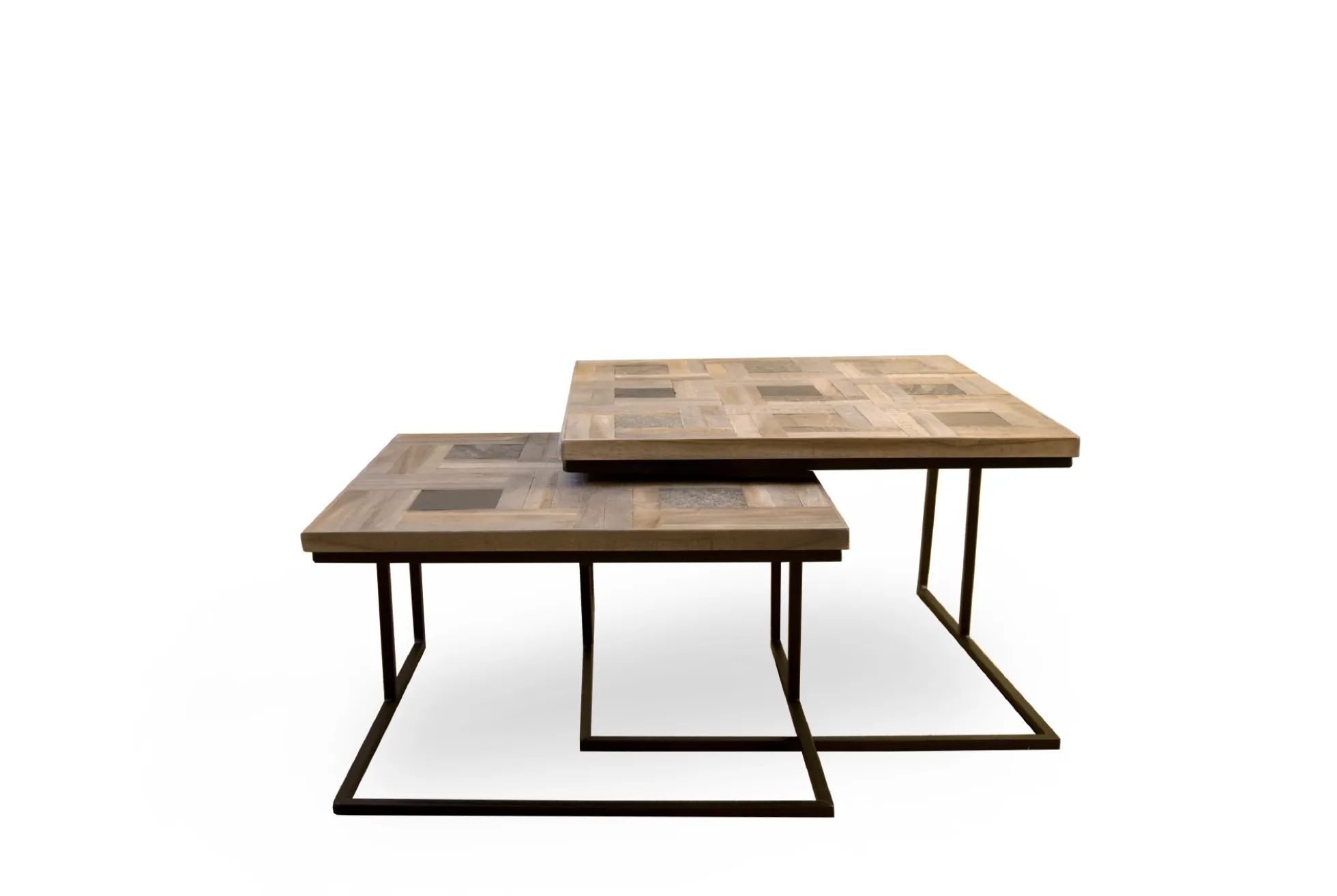 2er-Set Tisch 'Castone'