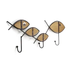 3er Wandhaken 'Fisch'