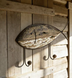 2er Wandhaken 'Fisch'