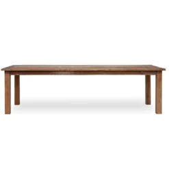 Esstisch aus recyceltem Teak ohne Schublade