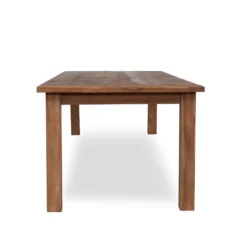 Esstisch aus recyceltem Teak ohne Schublade