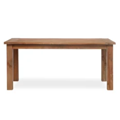 Esstisch aus recyceltem Teak ohne Schublade