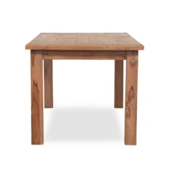 Esstisch aus recyceltem Teak ohne Schublade
