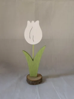 Figur 'Blume' aus Holz