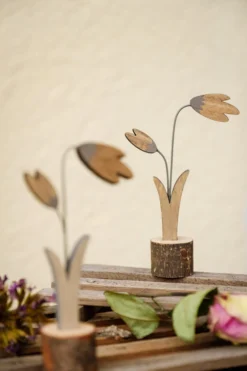 Figur 'Tulpe' aus Holz