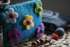Filz-Etui 'Blumen'