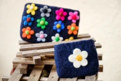 Filz-Etui 'Blumen'