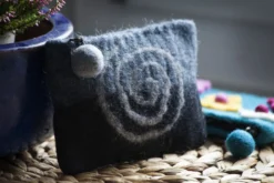 Filz-Etui 'Spirale' mit Zipper
