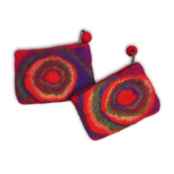 Filz-Etui 'Spirale' multicolor