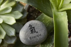 Flusskieselstein 'Energie'