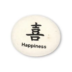 Flusskieselstein 'Happiness'