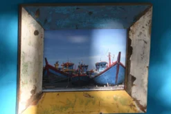 Fotorahmen aus Bootsholz