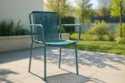 Gartensessel 'Delft' blau